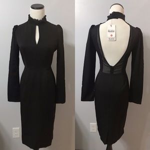 Black long sleeve dress